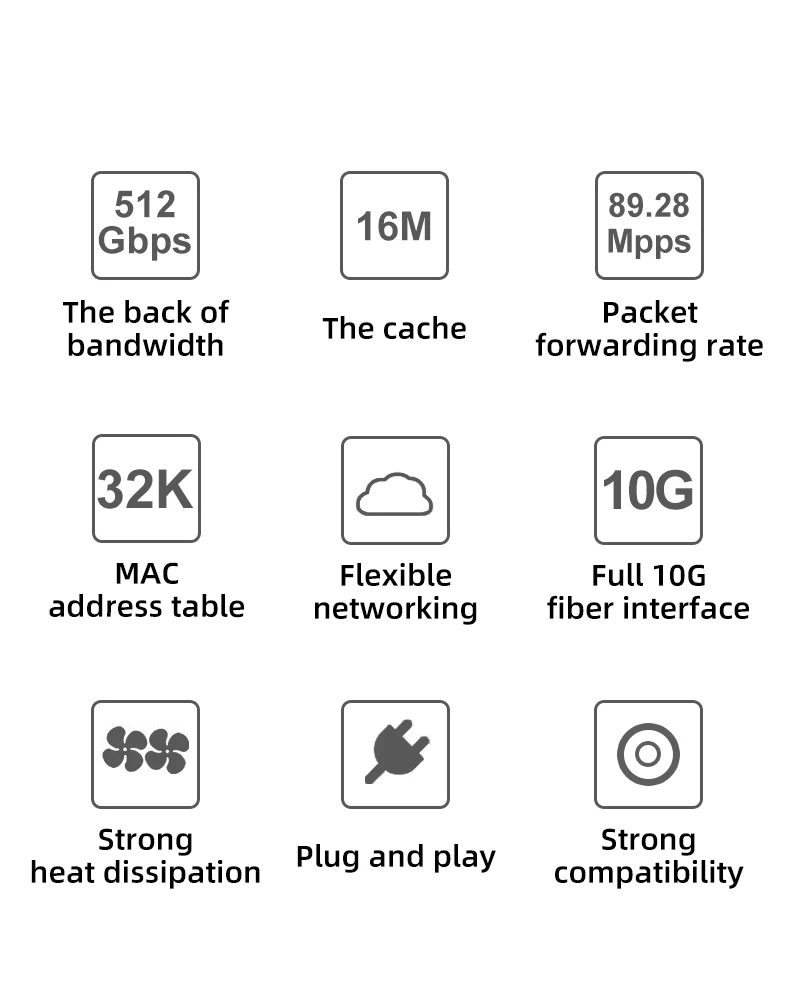 5 Port 2.5G Gigabit Managed PoE Desktop Network Switch With 2 10G SFP Slot Uplink VLAN Managed manufacture