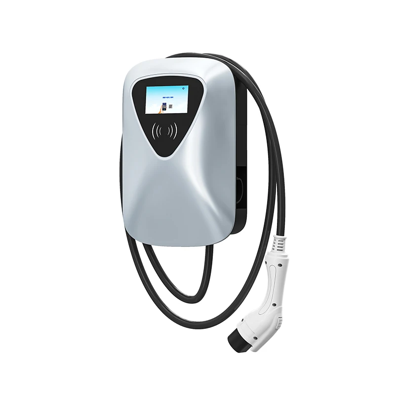 Tepkos Wall Mounted Ev Charger 3 Phase Ac Home Charging Car Charger 11kw Ev Wallbox With Ocpp1