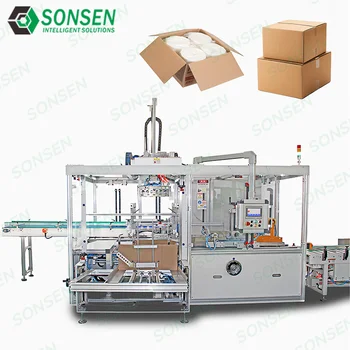 2024 custom Fully Automatic Cardboard Box Opening Machine Integrated Box Sealing Machine Small Enterprise Packaging Machine