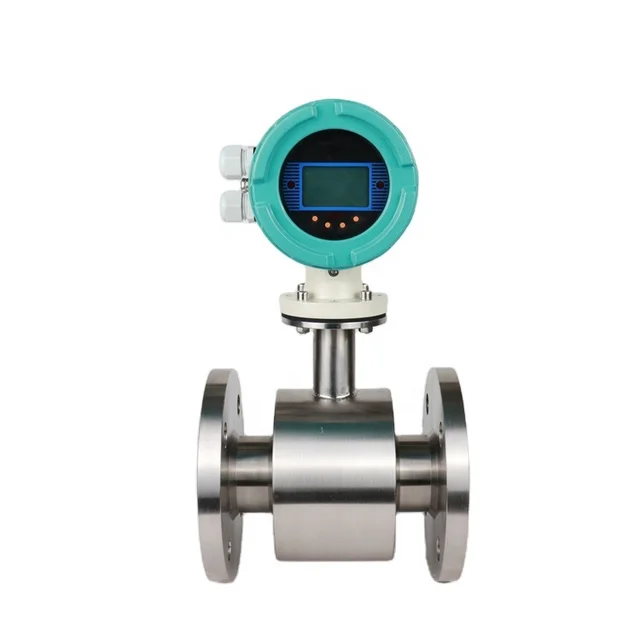 DN100 Union Type Volumetric Magnetic Flowmeter Customizable OEM Underwater Tomato Paste Beer Alcohol Milk Flow Meter for Water