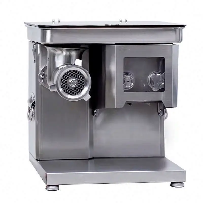 2024 Table Type Automatic Commercial Meat Slicer Cutter Shredded Meat Cutting Machine Meat Slicing Shredding Machine