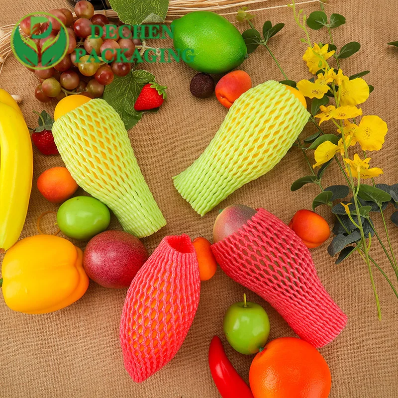 Mangue couvercle en plastique filet blanc emballage de légumes