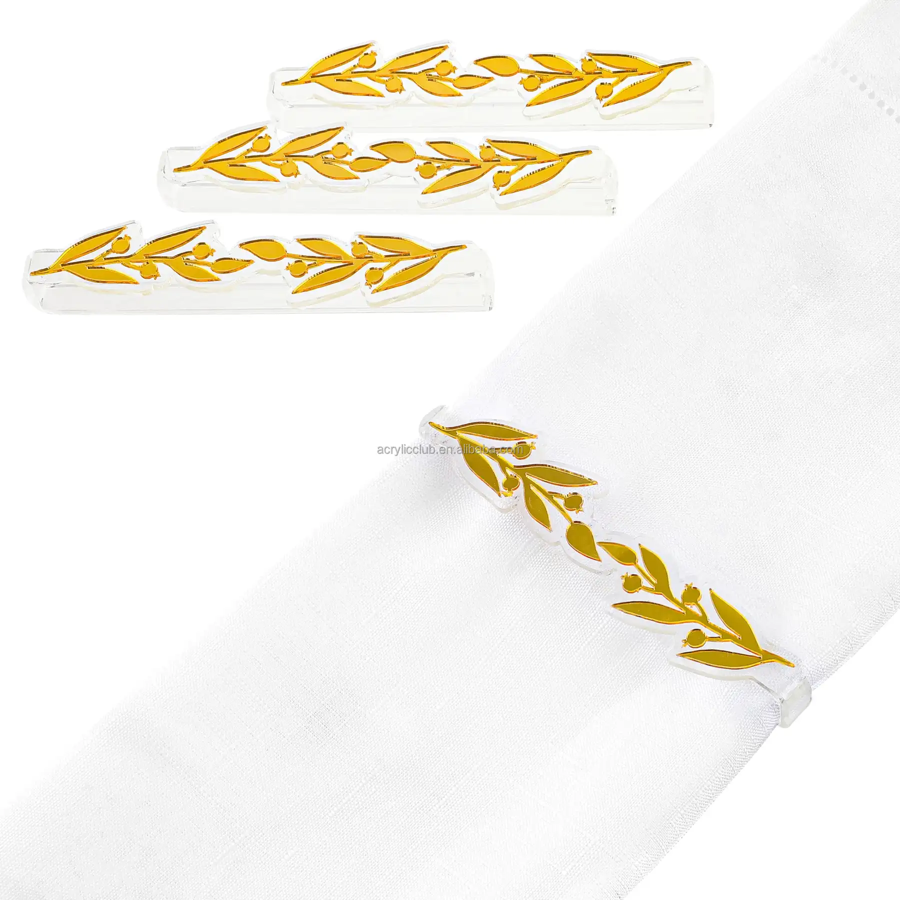 Hanukkah napkin rings