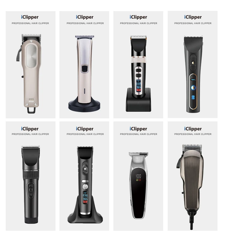 Iclipper T5 IPX5 Shaving Machine Head Shaver Cordless Men Waterproof Electric Rechargeable Hair Clipper