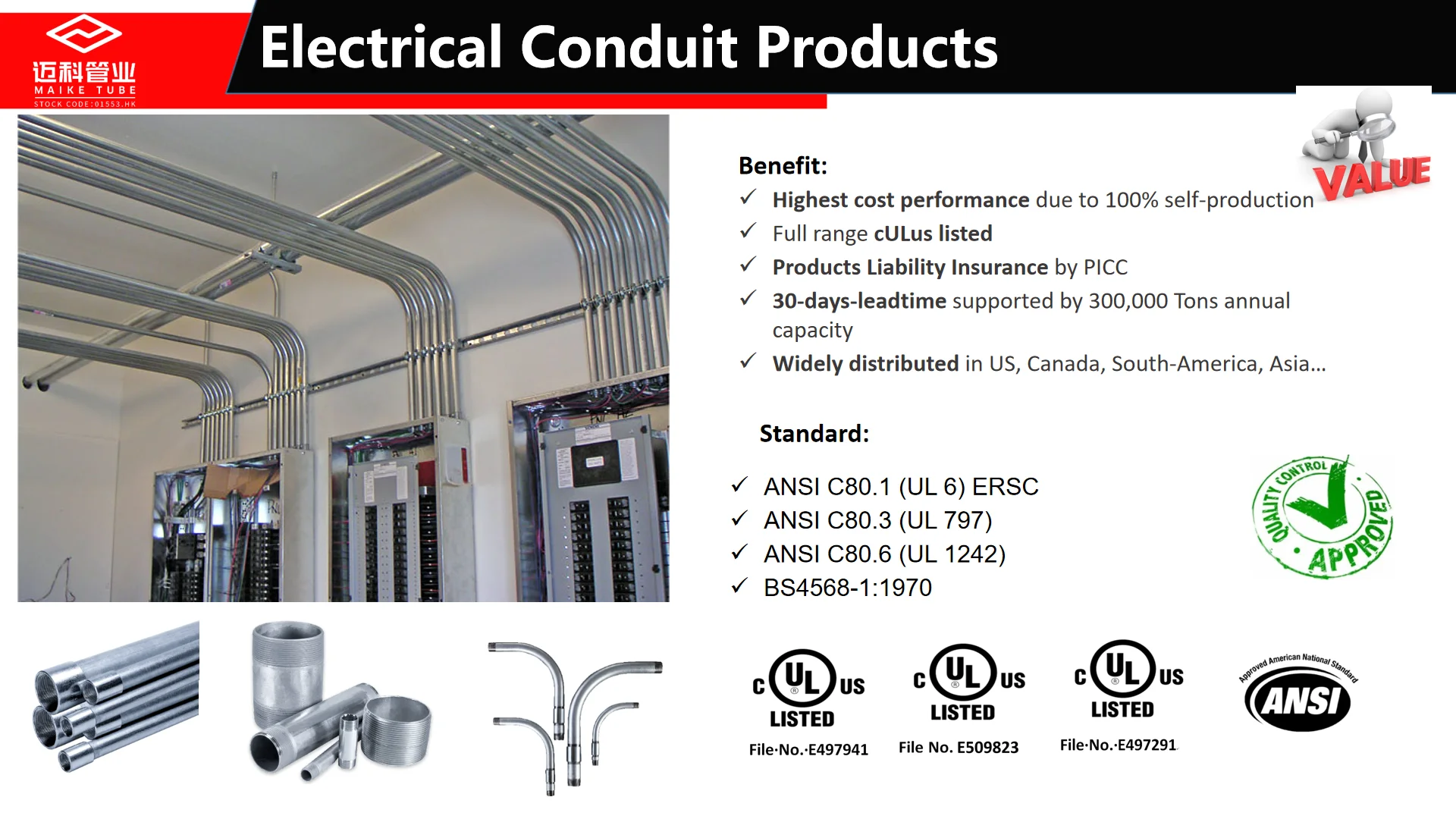 Emt Electrical Metal Tubing Conduit/tuberia Conduit Emt Imc Rsg Tuberia ...