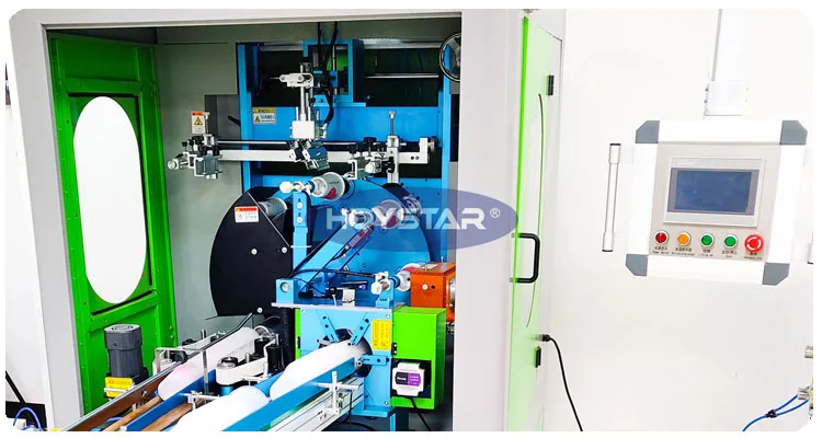 full automatic type 3 color cups screen printing machine