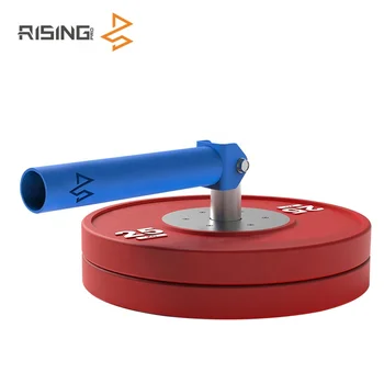 RISING T-bar row post insert landmine barbell insert landmine post landmine squat barbell
