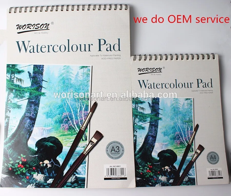 Deli Fine Watercolor Paper A3/A4/A5/A6 16 Sheets for Water Color Drawing  School Office Art Supplies - AliExpress