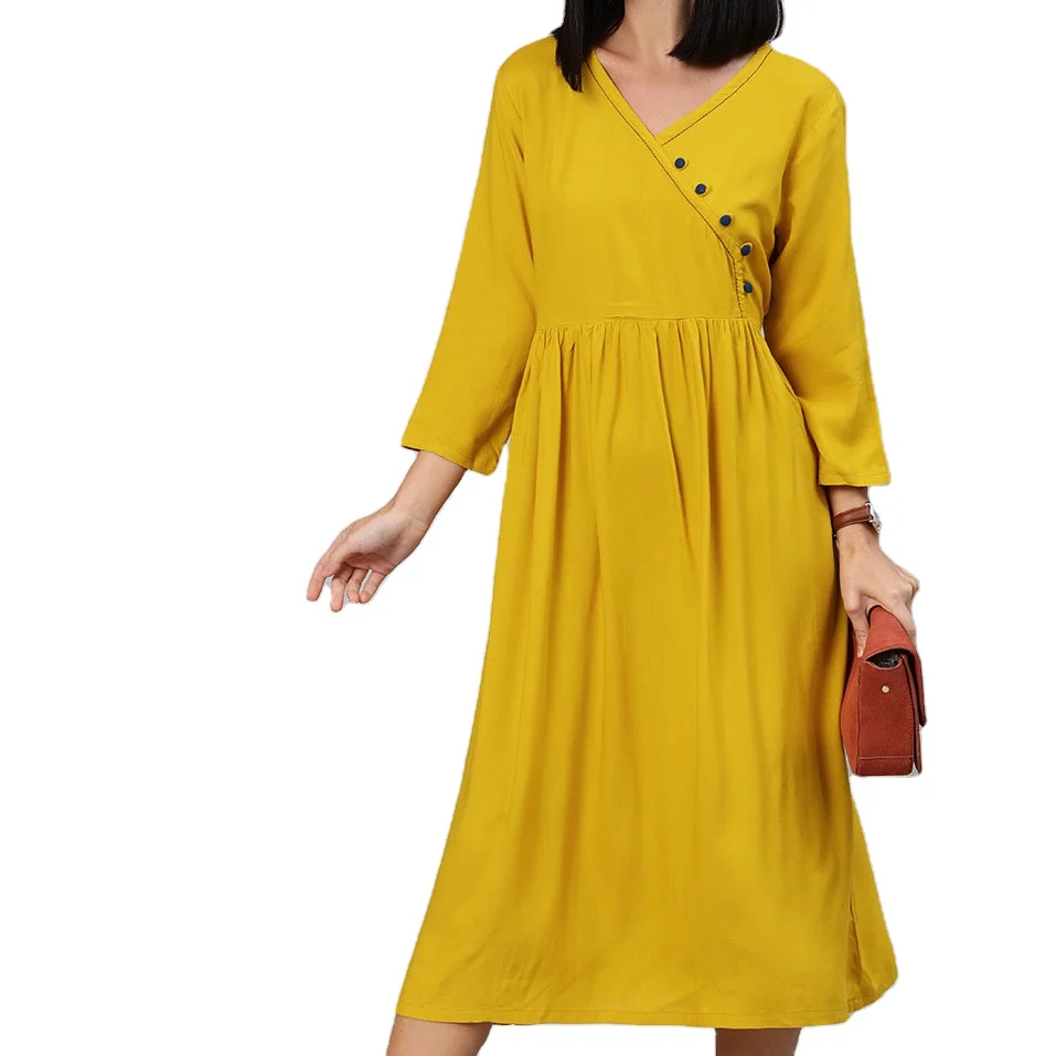 wrap fit and flare dresses