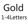 Gold 1-4 letters