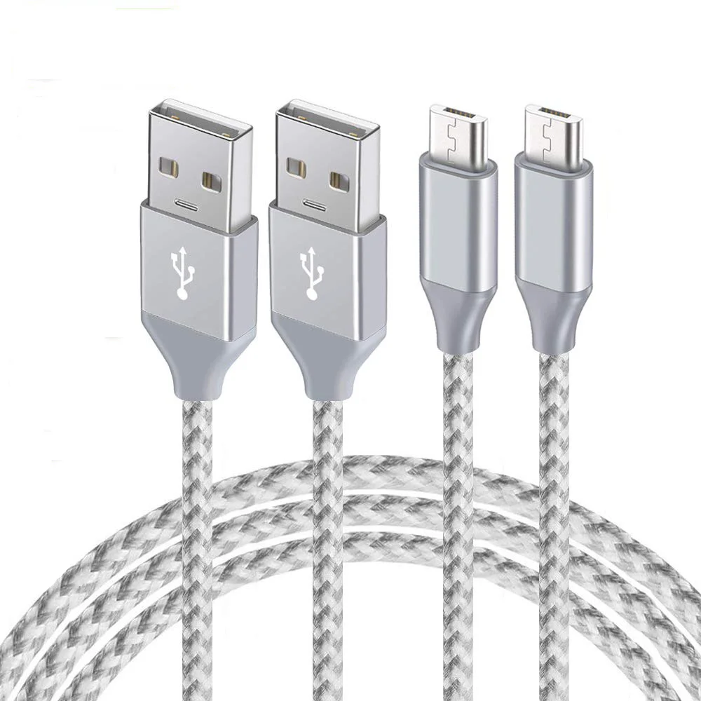 
 Кабель micro usb XANUAN в нейлоновой оплетке, 3 фута, для быстрой передачи данных и зарядки, USB-кабель Micro B для телефонов на Android, Samsung, HTC, Nokia, Sony  
