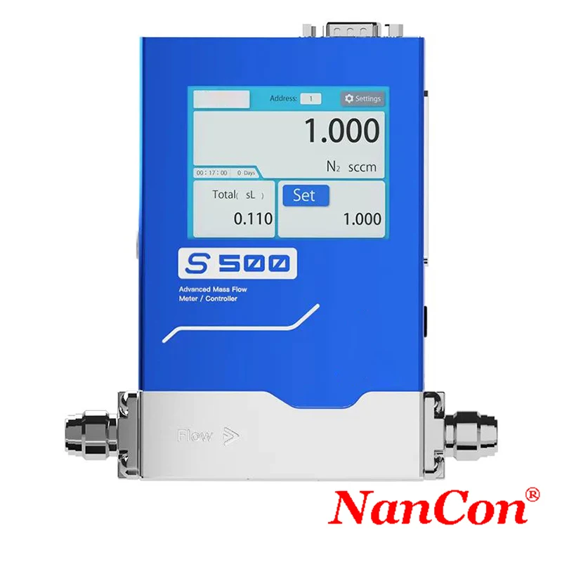 Gasflussregler Digitaler Durchflussmesser Einstellbarer Bereichsregler S500 für Universitätsversuche – Detail 2