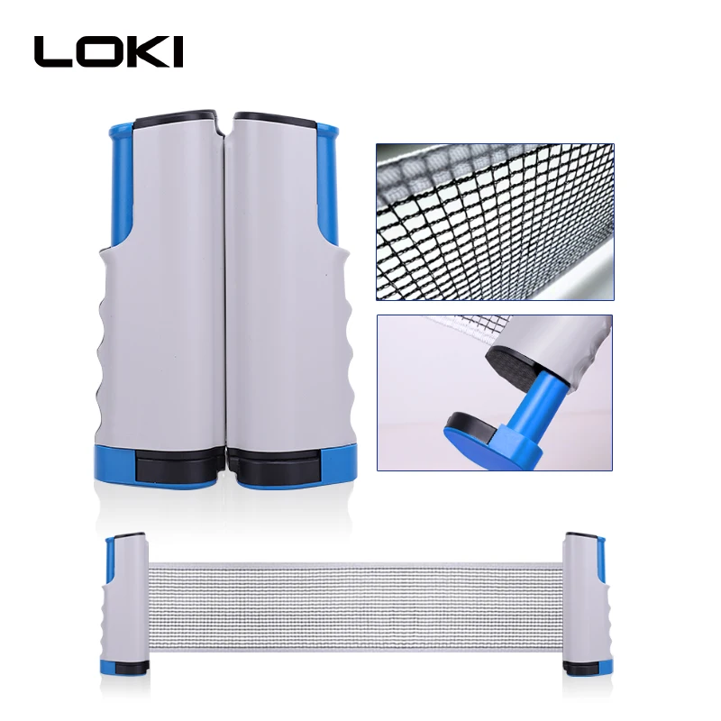 Профессиональные высококачественные ракетки для пинг-понга LOKI, набор ракеток для настольного тенниса с сеткой и модной сумкой