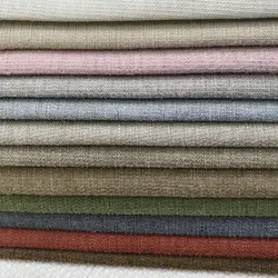 Однотонные льняной подушки декоративные ткани