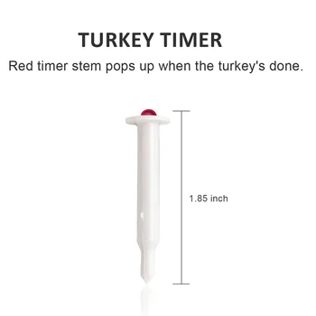  20Pcs Poultry Thermometer Roasted Chicken Disposable  Temperature Meter for Cooking Turkey Chicken Beef Cooking Meat Pop Out Up  Poultry Timer: Home & Kitchen