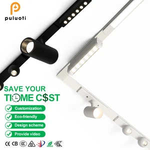 New Surface Mount Track Light Shop 48V Magnetic Moving Head Led Commercial Track Lights System Spotlight Floodlight