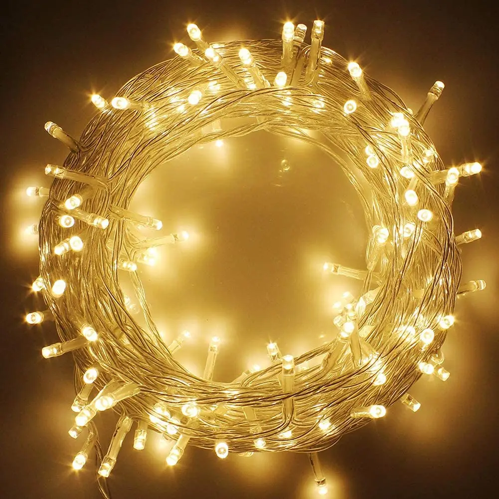 Halloween Orange Lights, 82ft 200 LED Orange String Lights, 8