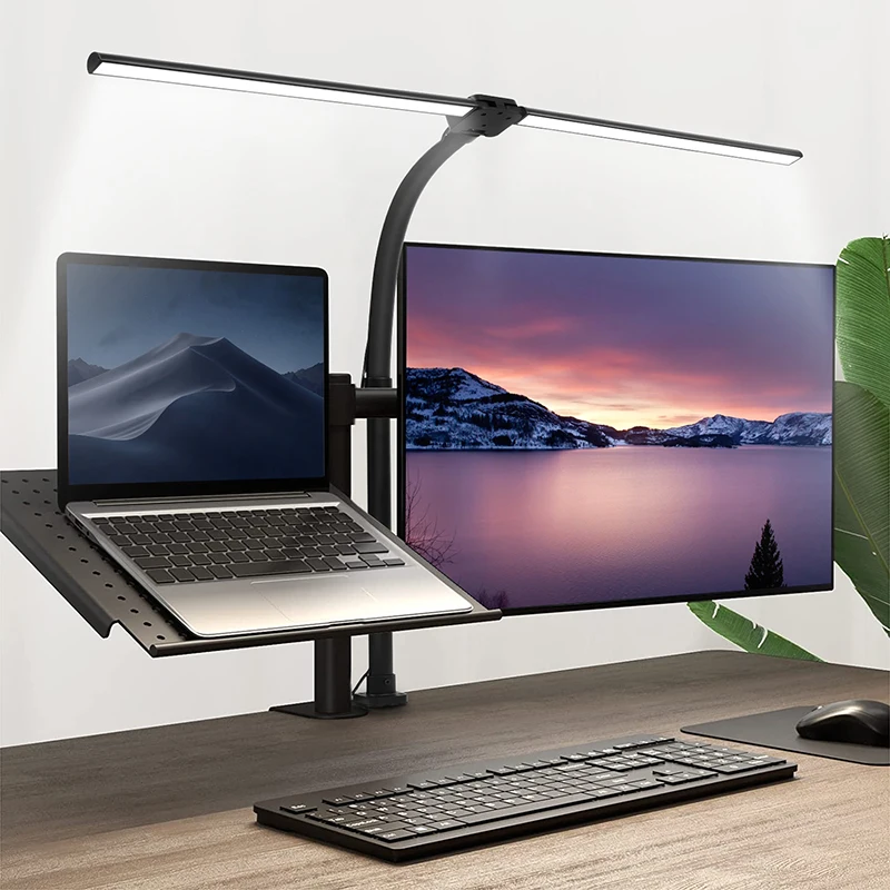 China ROSH Multifunction Large Tall Table Lamp Long Flexible Led Desk Lamp Light for Office Table