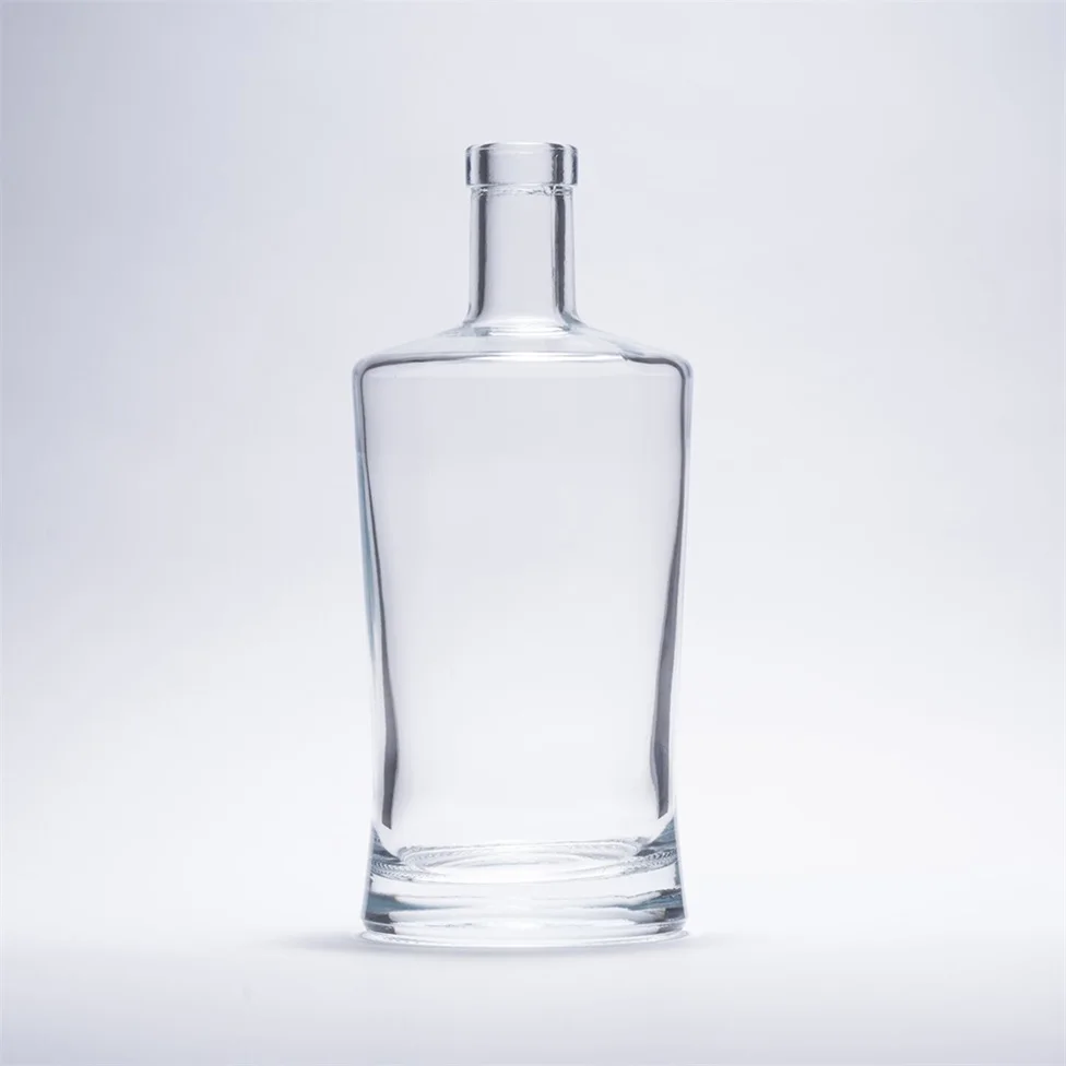 China Factory 750ml Clear Empty Wine Bottle For Sale Glass Bottle Whiskey Brandy Glass