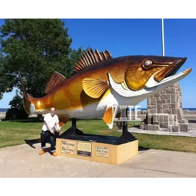 Large Size Resin Fiberglass Fish Statue Sculpture For Sale Buy