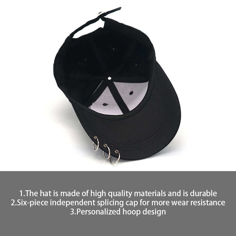 2021 Summer New Snapback Simplicity Hat Boys Ring Adjustable Baseball Cap Garros Hat Fashion Men Women Breathable Solid Color