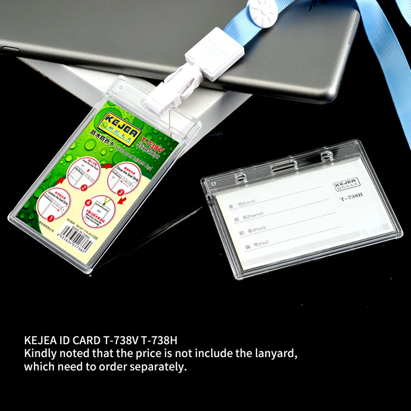 plastic sleeves for id cards 10-Sleeve Card Protector Pouch (Holds 20 Cards Total) main image 0