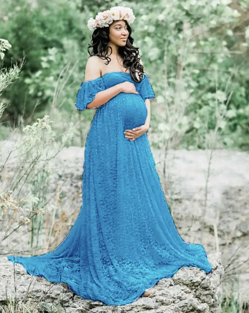 21+ Maternity Photoshoot Dress Boho