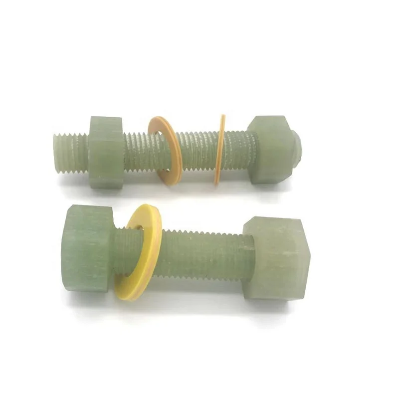 Customize Frp Grp Insulation Fiberglass Bolts And Nuts Epoxy Fibre