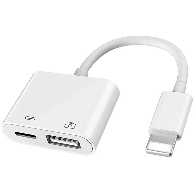 Usb Adapter To Usb Female Otg Adapter With Charging Port Compatible For