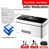 black-Small box with touch-activated dual-cell battery