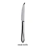 Silver steak knife