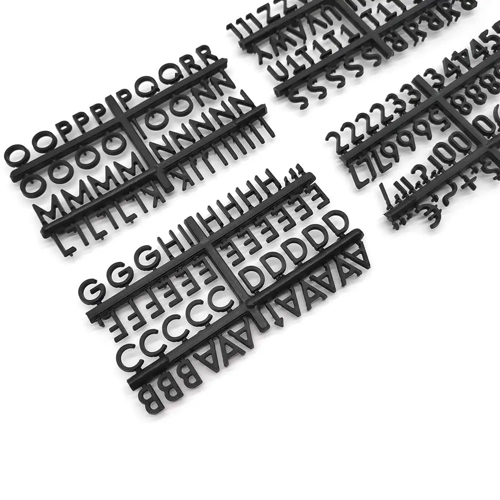 Sign Plastic Letters charm for Letter Board Supplement