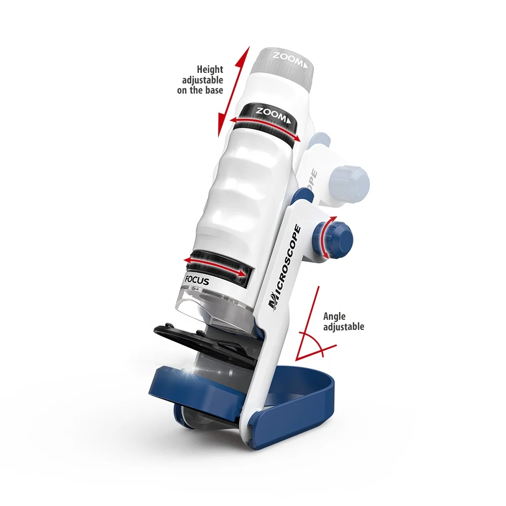 Детский Набор для научной лаборатории Ручной Электронный биологический портативный карманный маленький мини-микроскоп детей