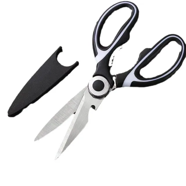 Industrial-Grade Stainless Steel Panda Scissors Set Strong Chicken/Duck/Goose/Fish Bone Shears for Household Use