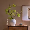 24.5cm Moon Jar with Maple Leaf (1 piece)