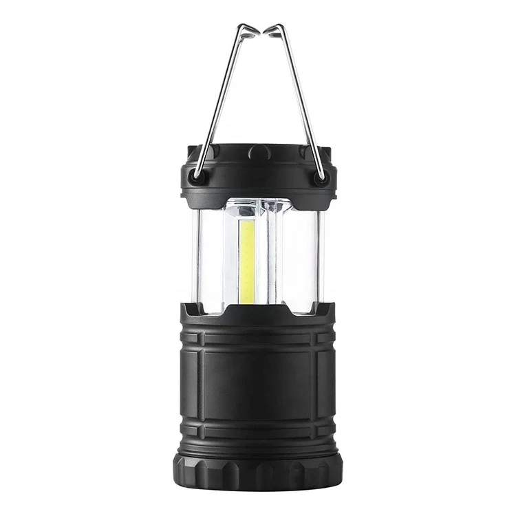 Battery Operated Powerful Survival Outdoor Mini COB LED Collapsible Camping Light