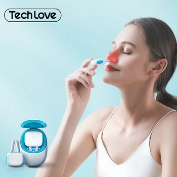 Tech Love New Portables Rhinitis Therapy Nasal Irradiation Health Care 630nm Red Light Laser Nose Allergy Therapy Equipment