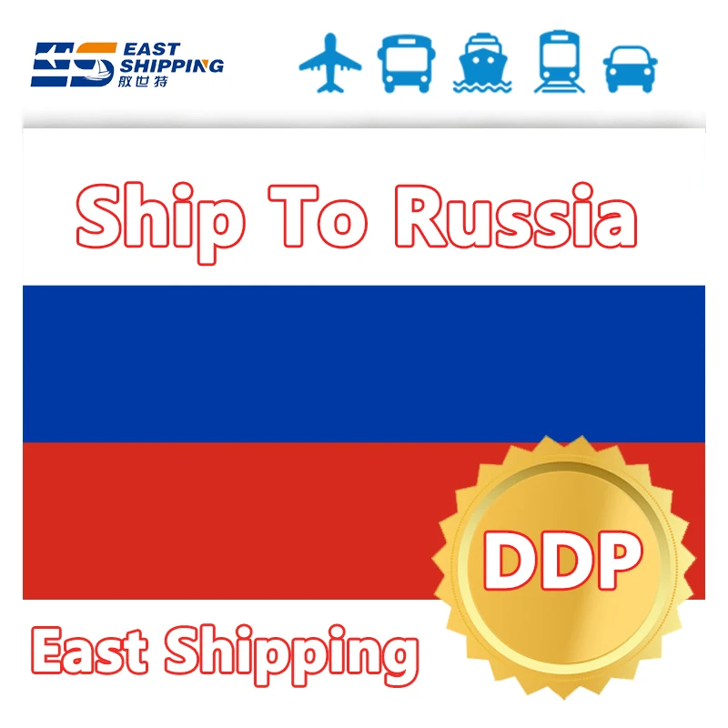 East Shipping To Russia Freight Forwarder Logistics Services DDP Double Clearance Tax Door To Door From China To Russia