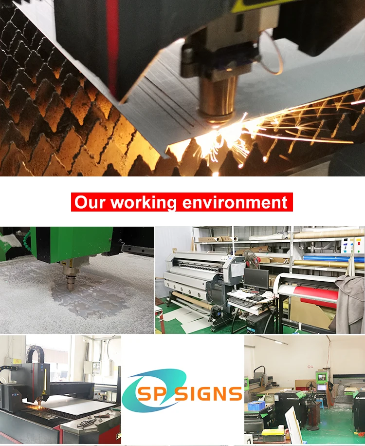 Sp Sign SP Custom Giant Free Standing Commercial Landscape Outdoor Signs Pylon ...