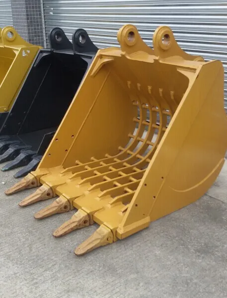 8.7cbm Excavator Rock Skeleton Bucket Customized Color