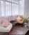 Simple design soft memory cotton cushion metal leg lounge furniture arm chair living room NO 5