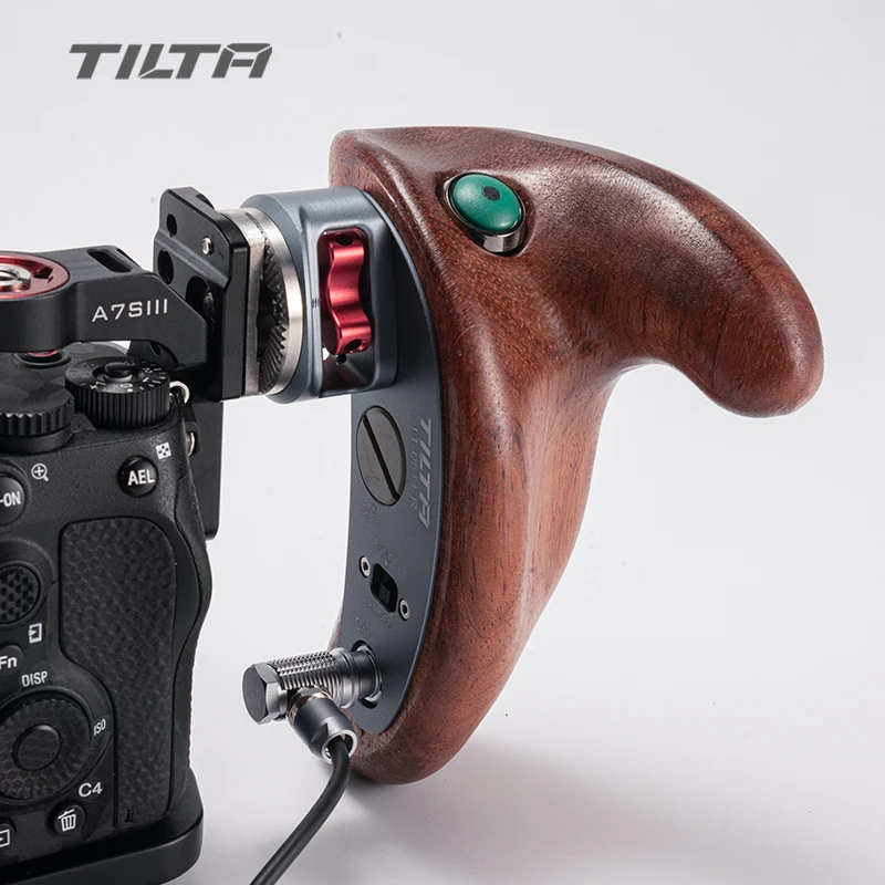 Tilta Side Handles Right Side Wooden Handle 2.0 With R/s Button For Sony A7  A9 F5 F55 Panasoni Gh Arri Alexa Mini Red Dsmc2 - Buy Tilta Tt-0511-r-a7