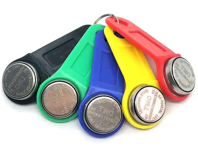 Multi-Color Dallas TM Handle Card DS1990A Information Button Contact Electronic Ibutton Keys Magnetic Dallas Key