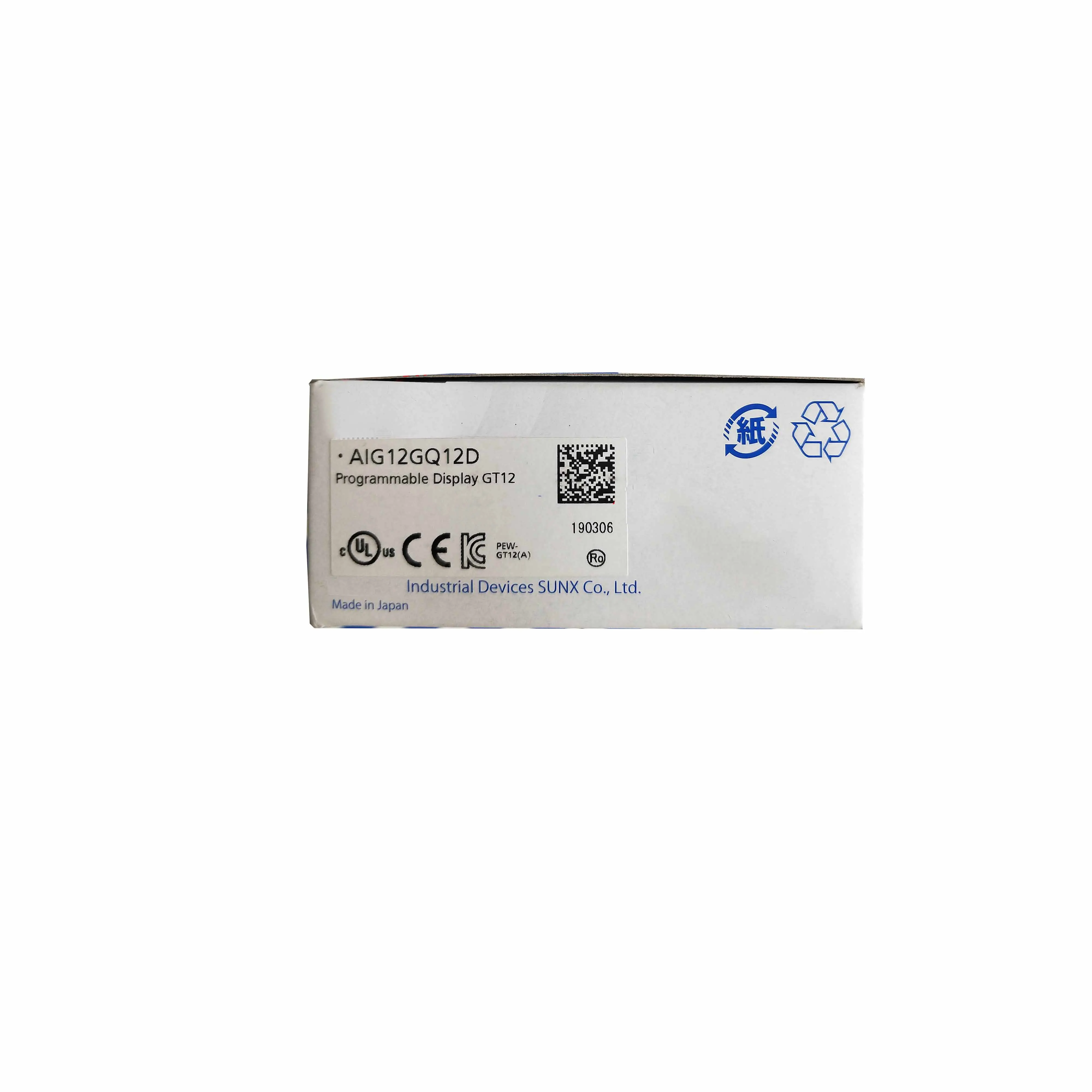 New Original AIG12GQ12D Panasonic GT series human-machine interface touch screen, used for parameter setting, running monitoring and data display in industrial automation control systems.