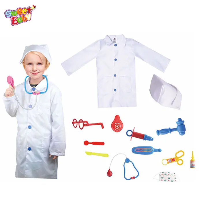 Костюм на Хэллоуин, полицейский рабочий пожарный пилот, врач, ролевые игры, детское выступление, косплей-шоу, детская одежда