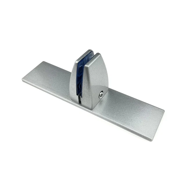 Easy Installation Aluminum Alloy Glass Partition Clamp Tabletop Adjust Office Partition Clamp