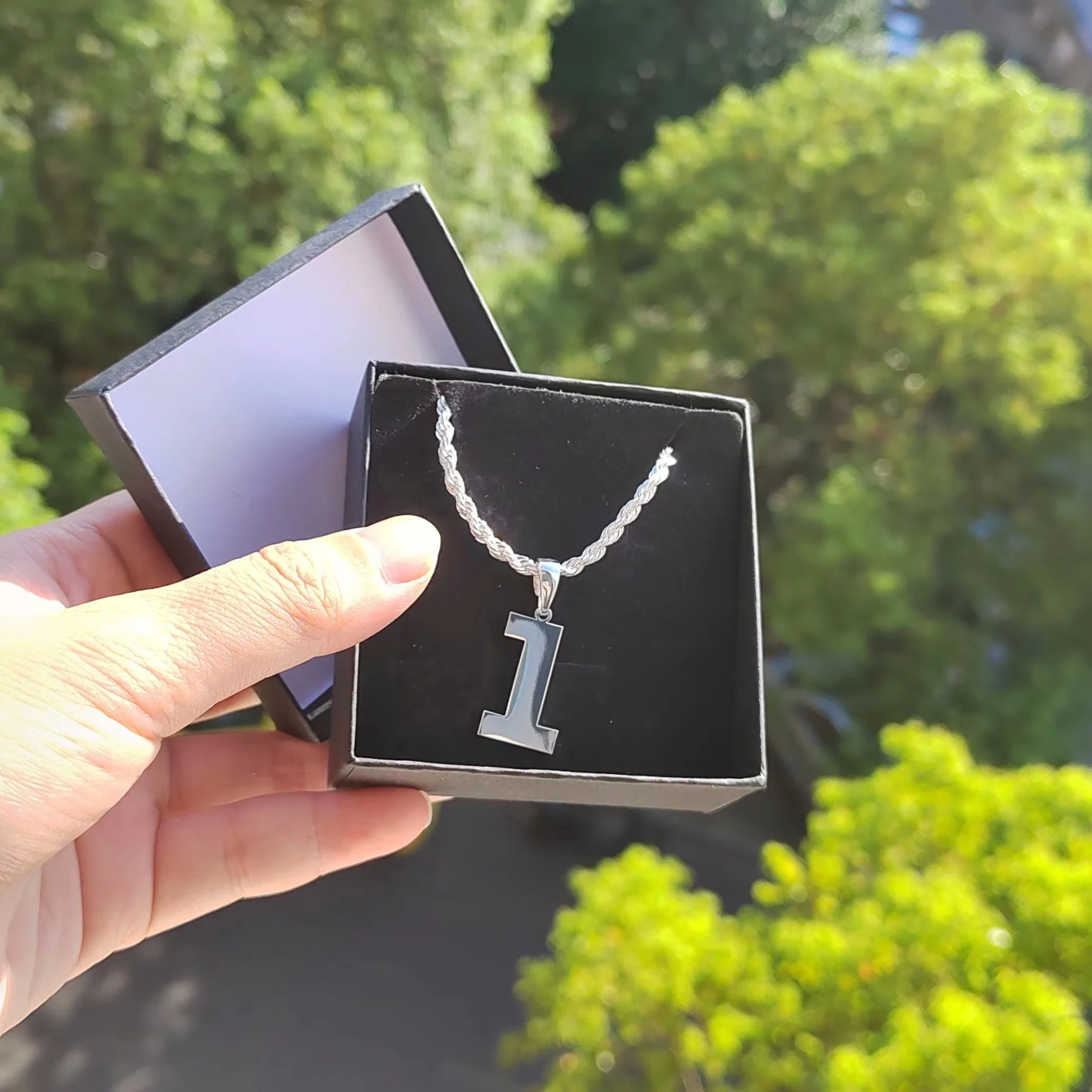 Qiuhan Personalized Custom Lucky Number Sports Team Necklace