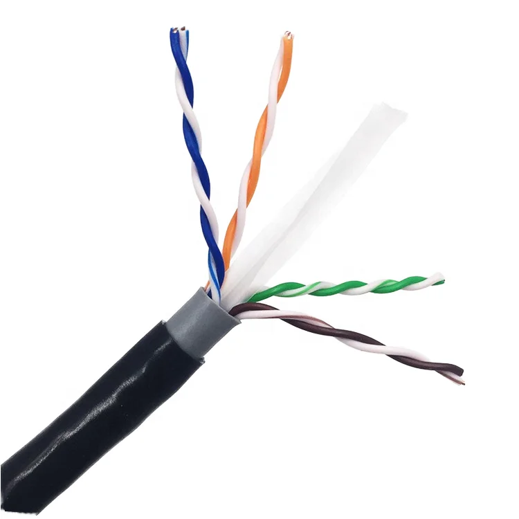 CAT6 UTP FTP SFTP Outdoor Network Cable 305m 1000ft 4pr 23awg BC CCA Cat6 Cat6e Cat6a Lan Ethernet Cable Communication Cables