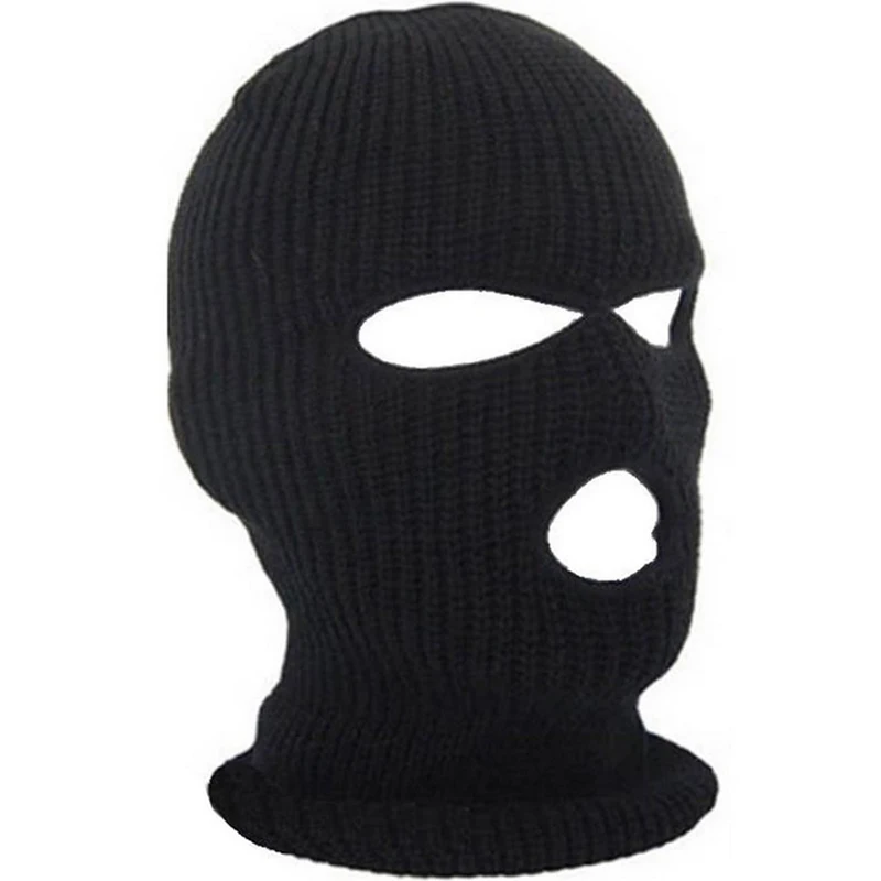 Pasamontañas De 3 Agujeros Para Mascarilla,Gorro Elástico De Invierno Para La Nieve,Negro,Cálido - Buy De La Cara Llena Cubierta,Pasamontañas Product on Alibaba.com