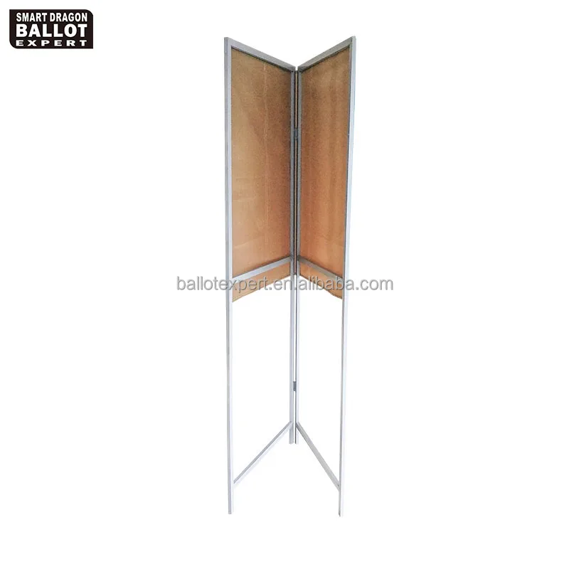 Design Folding Table Election Booth Stand Metal Voting Booth